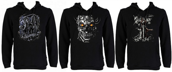 skull hoodie